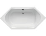 Hornbach Sechseck-Badewanne Ottofond Chanson 900001 200x100 cm weiß