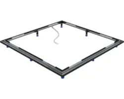 Duschwannen Fußrahmen Kaldewei ESR II 1240x1240 mm inkl. Dichtset