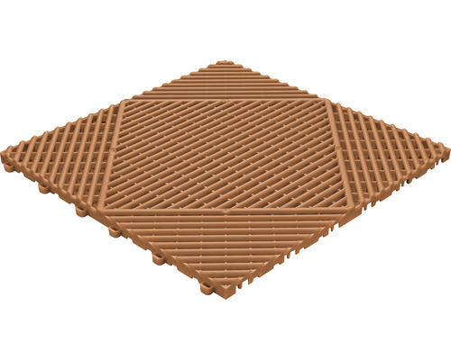 Klickfliese Kunststoff florco classic 40x40 cm 1 Pack 6 Stück terracotta