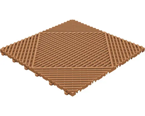 Klickfliese Kunststoff florco classic 40x40 cm 1 Pack 6 Stück terracotta