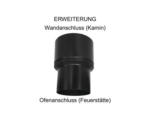 Hornbach Pellet-Ofenrohr-Reduzierung Bertrams Ø 100-120 mm pulverbeschichtet schwarz