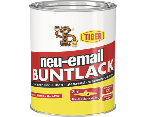 Tiger neu-email Buntlack glänzend farblos 750 ml