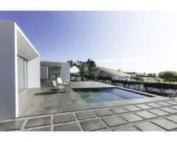 Feinsteinzeug Terrassenplatte Borkum grau 59,5x59,5x2 cm rektifiziert