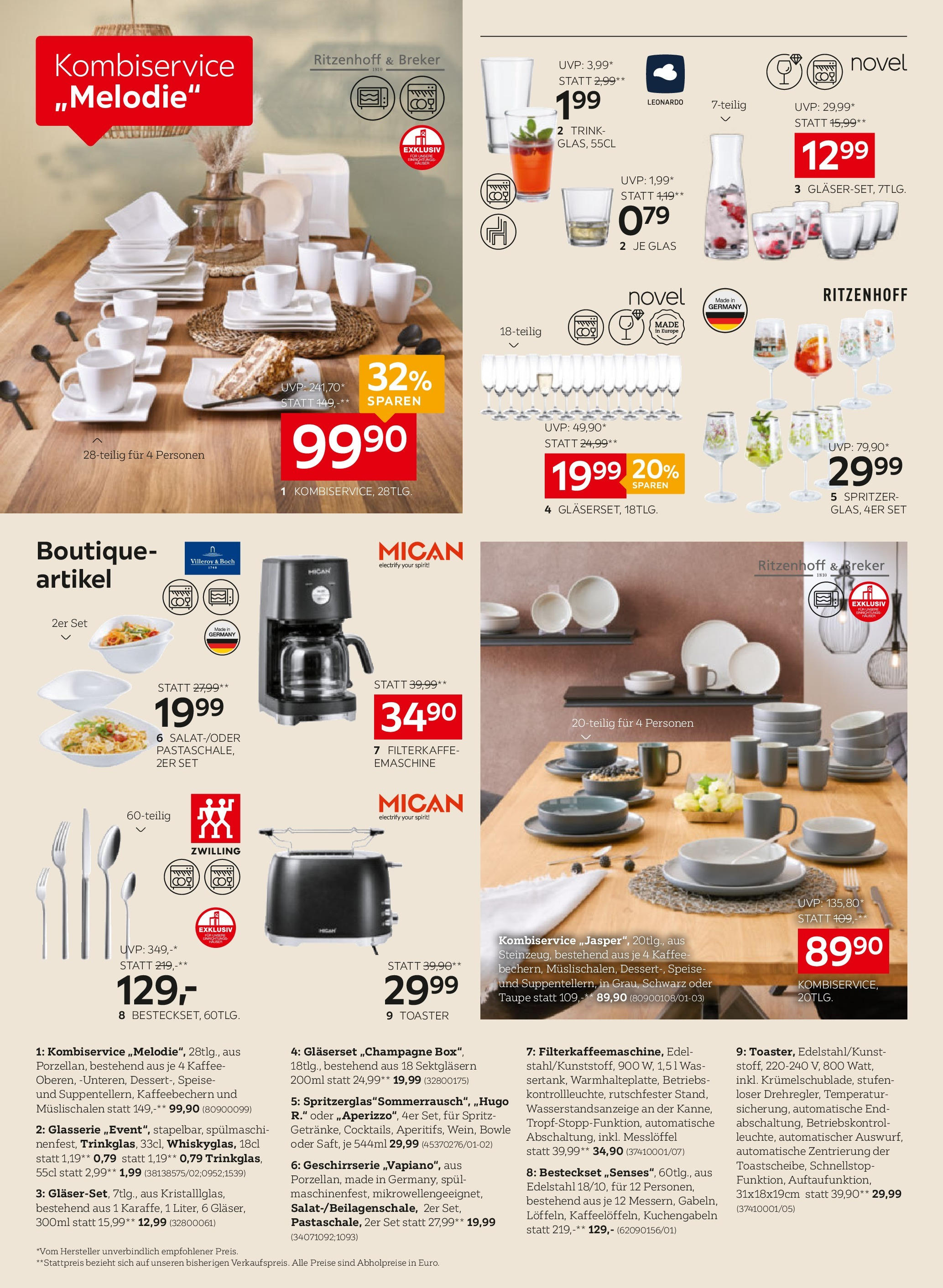 XXXLutz Prospekt aktuell von 18.09.2023 - Aktuelle Angebote | Seite: 12 | Produkte: Kaffee, Toaster