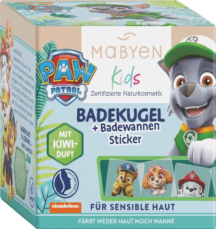 Mabyen Badekugel + Badewannen Sticker