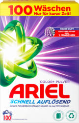 Detersivo in polvere Color+ Ariel, 100 lessives, 6 kg