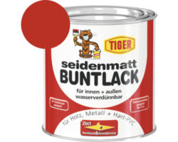 Tiger seidenmatt Buntlack RAL 3020 verkehrsrot 375 ml