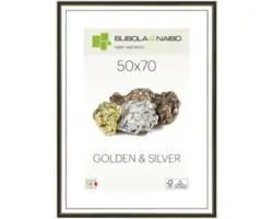 Bilderrahmen Holz Elisabeth silber 50x70 cm