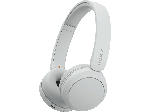MediaMarkt Sony WH-CH520 kabellose Bluetooth Kopfhörer - bis zu 50 Stunden Akkulaufzeit mit Schnellladefunktion, On-Ear-Stil - weiß - bis 08.06.2024