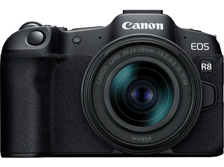 Canon EOS R8 Systemkamera mit Objektiv RF 24-50mm f4.5-6.3 IS STM; Systemkamera Set