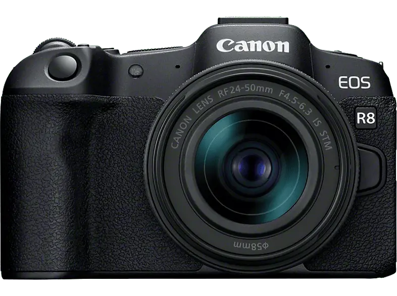 Canon EOS R8 Systemkamera mit Objektiv RF 24-50mm f4.5-6.3 IS STM; Systemkamera Set