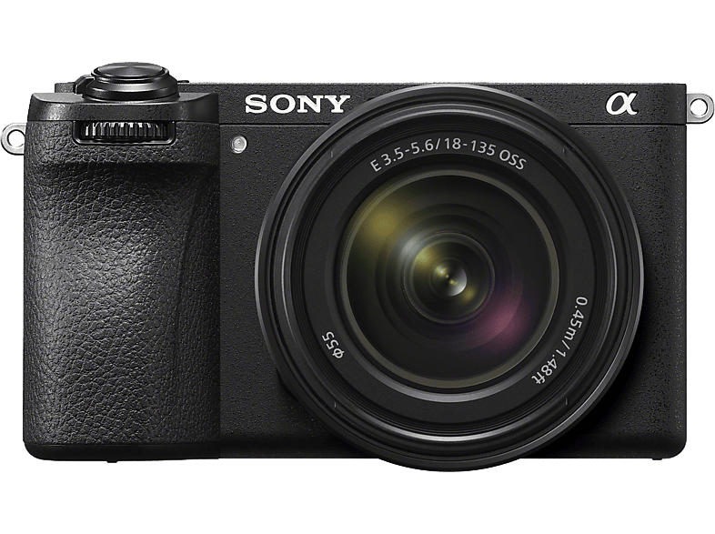 Sony Alpha 6700 Spiegellose APS-C-Kamera (KI-basierter Autofokus, 5-Achsen-Bildstabilisierung) mit 18-135-mm-Objektiv; Systemkamera Set