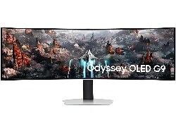 Samsung Odyssey G9 S49CG934SU 49 Zoll Curved Gaming Monitor, QHD, 0,03 ms Reaktionszeit, 250 cd/m², 240 Hz, Light Gray