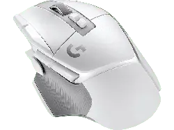 LOGITECH G G502 X Lightspeed Kabellose Gaming Maus, LightForce Hybrid-Switches, kompatibel mit PowerPLAY, Weiß