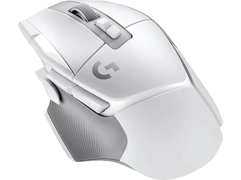 LOGITECH G G502 X Lightspeed Kabellose Gaming Maus, LightForce Hybrid-Switches, kompatibel mit PowerPLAY, Weiß