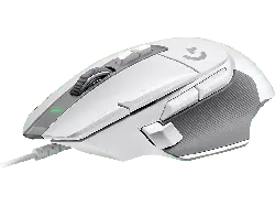 LOGITECH G G502 X Kabelgebundene Gaming Maus, LightForce Hybrid-Switches, Weiß
