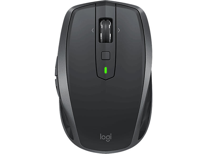 Logitech Maus MX Anywhere 2S, Bluetooth/USB, 4000dpi, Wiederaufladbar, Graphite