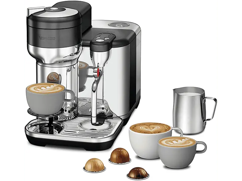 Sage SVE850BST4EAT1 the Vertuo Creatista Nespressomaschine Black Stainless Steel