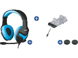 Konix PS4 Gamer Pack (Headset + Charger+ Cable+ Grips)