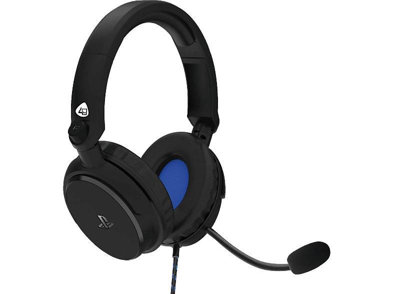 4Gamers PRO4-50s Offiziell Lizenziertes Stereo-Gaming-Headset für PS4, schwarz; Gaming Headset