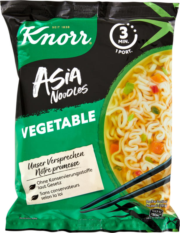 Knorr Asia Noodles Vegetable, 70 g