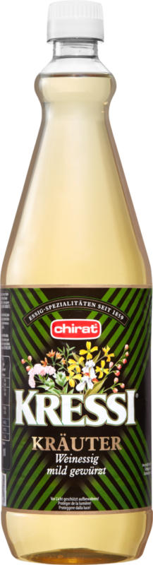 Chirat Kressi Kräuterweinessig, 1 Liter