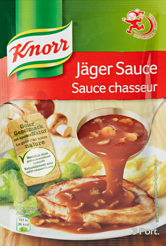 Salsa Knorr, Alla cacciatora, 30 g