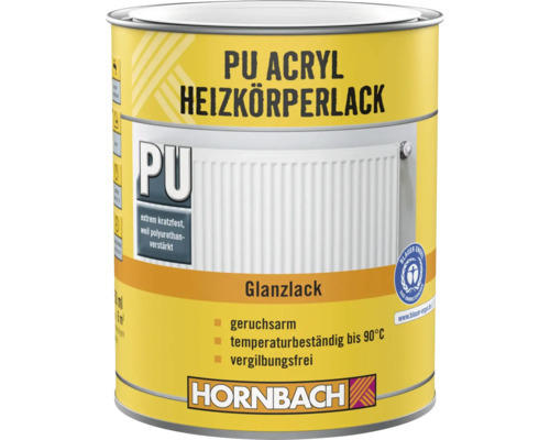 HORNBACH Heizkörperlack RAL9010 weiss glänzend 375 ml