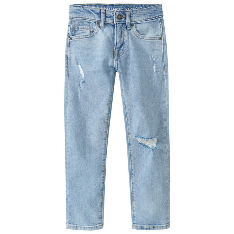 Jungen Straight-Jeans mit Destroyed-Effekten (Nur online)