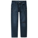 Ernsting's family Jungen Straight-Jeans mit Destroyed-Effekten (Nur online) - bis 18.04.2024
