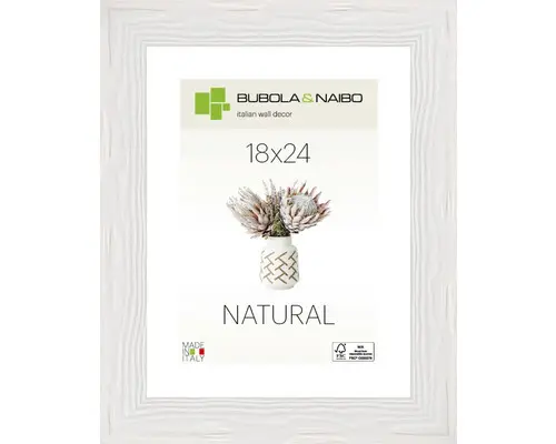 Bilderrahmen Holz Sandra weiß 18x24 cm