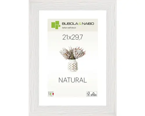 Bilderrahmen Holz Sandra weiß 21x29,7 cm