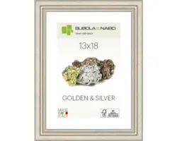 Bilderrahmen Holz Elisabeth silber 13x18 cm