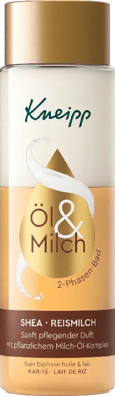Kneipp Öl & Milch 2-Phasen-Bad Shea Reismilch