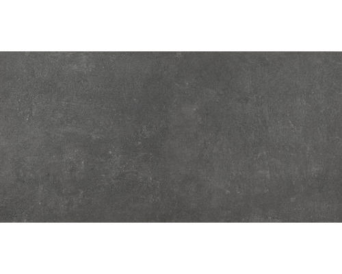 Feinsteinzeug Terrassenplatte Mirava Hometek black matt 60x120x2 cm rektifiziert