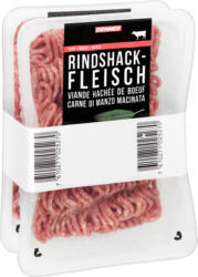 Viande hachée de bœuf Denner, Suisse, 2 x 500 g