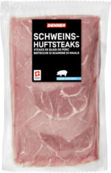 Denner Schweinshuftsteaks, nature, 4 x env. 150 g, les 100 g