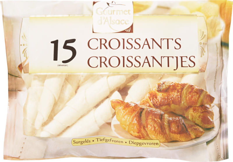 Croissants Gourmet d’Alsace, nature, 750 g