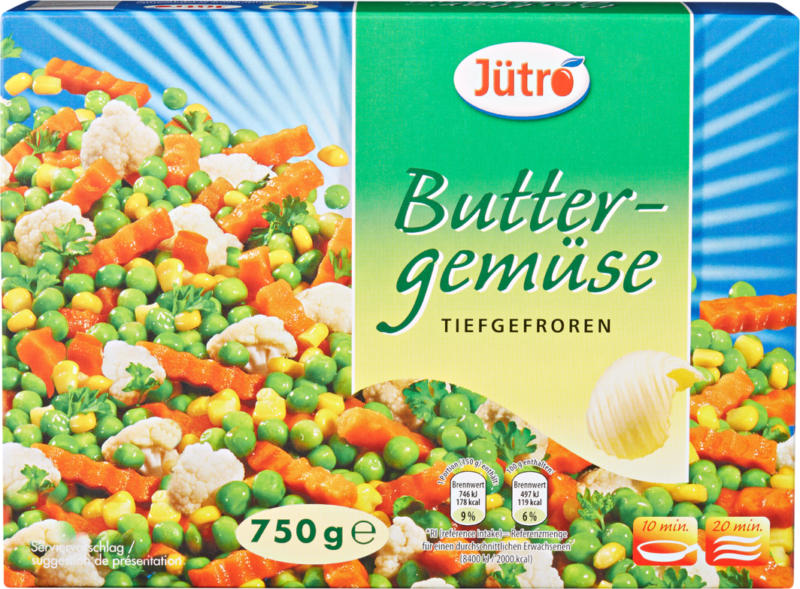 Légumes au beurre Jütro, 750 g