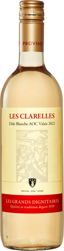 Les Clarelles Dôle Blanche AOC Valais, Schweiz, Wallis, 2022, 75 cl