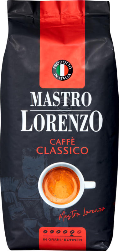 Café Classico Mastro Lorenzo, en grains, 1 kg