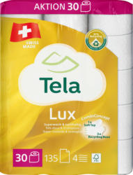 Carta igienica Lux Tela, a 4 veli, 30 x 135 strappi