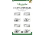 Hornbach Messer für Gardena Mähroboter, 36 Stück