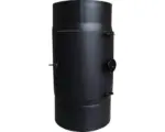 Hornbach Ofenrohr Firefix mit Kaminfilter Katalysator Ø 150 mm schwarz 0,30 cm