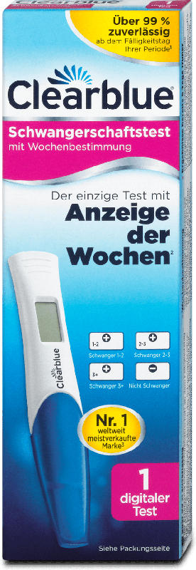 Clearblue Schwangerschaftstest mit Wochenbestimmung