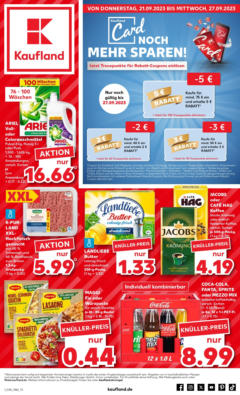 Kaufland Prospekt 	 gültig ab dem 21.09.2023