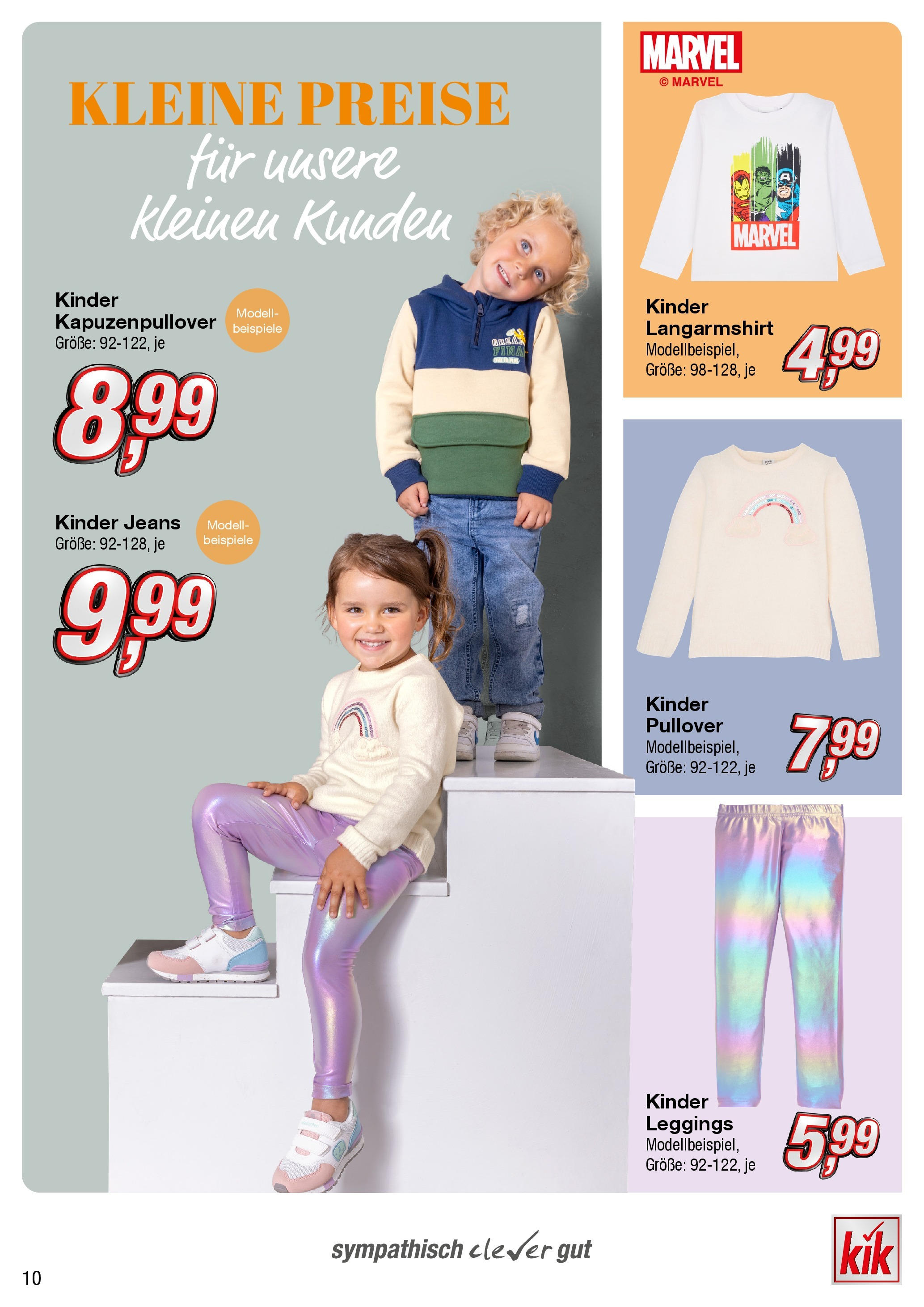 Kik Prospekt (ab 18.09.2023) zum Blättern | Seite: 10 | Produkte: Pullover, Kapuzenpullover, Jeans, Langarmshirt Kik Prospekt (ab 18.09.2023) zum Blättern | Seite: 10 | Produkte: Pullover, Kapuzenpullover, Jeans, Langarmshirt