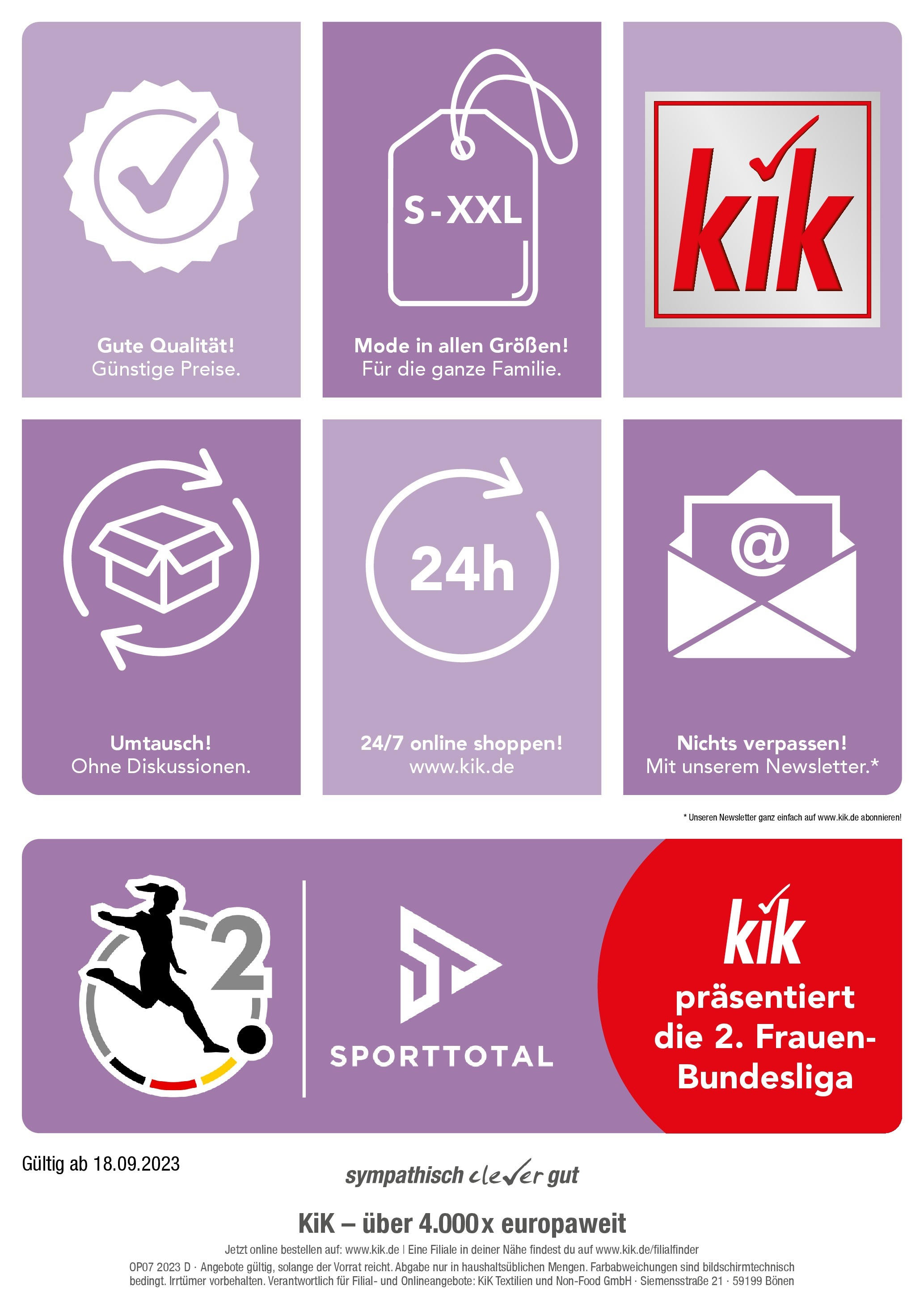 Kik Prospekt (ab 18.09.2023) zum Blättern | Seite: 17 Kik Prospekt (ab 18.09.2023) zum Blättern | Seite: 17