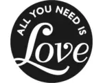 Hornbach Label "All you need is Love", 45mm