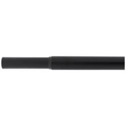 Stilgarnitur schwarz Metall L: ca. 210 cm ausziehbar von ca. 120 bis 210 cm 1.0 Läufe